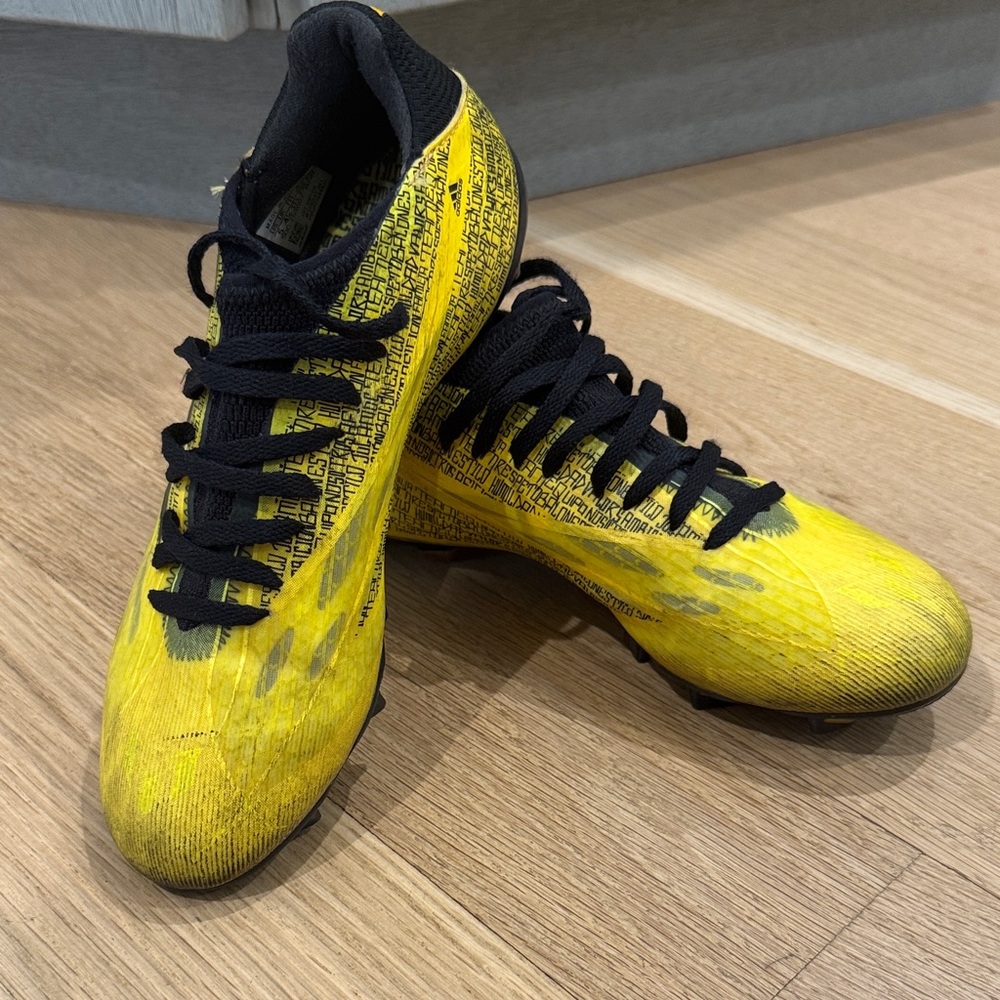 Adidas Boys X Speedflow Messi.4 GW7426 Yellow Kids soccer cleats US 5 big boys - Picture 9 of 9